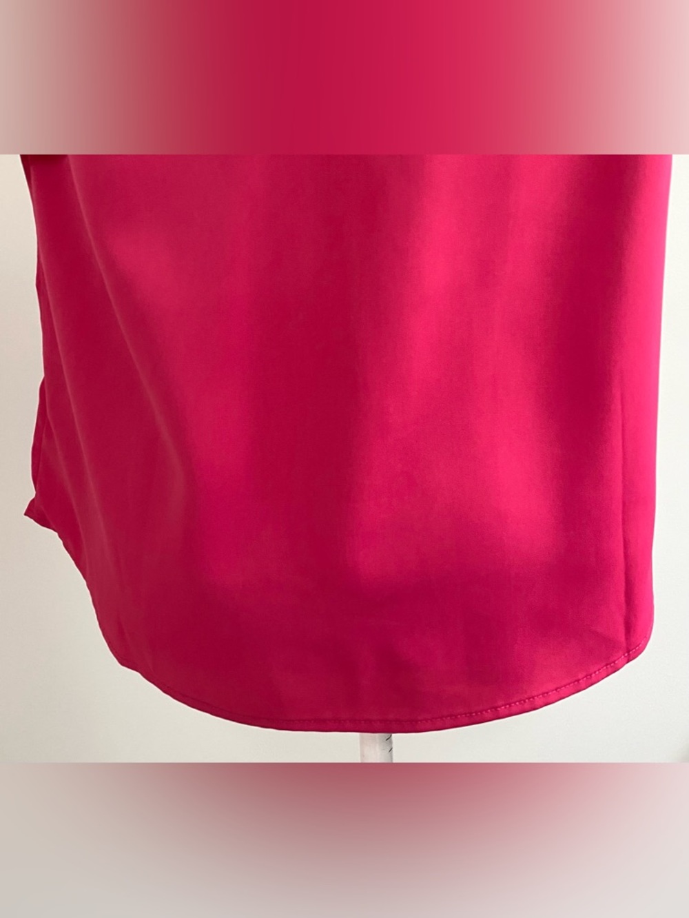 SHEIN Womens M Solid Pink Ruffle Sleeve Top Boho Summer Lightweight Preppy Fairy - Picture 8 of 16